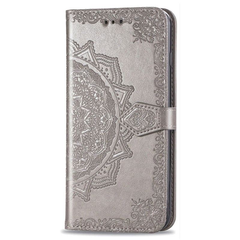 Etui Folio do Xiaomi Redmi 9C Mandala Relief Faux Leather