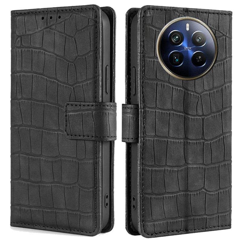 Etui Folio Do Realme 12 Pro / 12 Pro Plus Styl Krokodyla