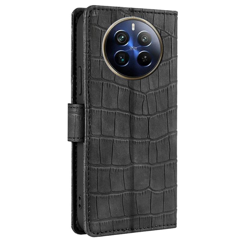 Etui Folio Do Realme 12 Pro / 12 Pro Plus Styl Krokodyla