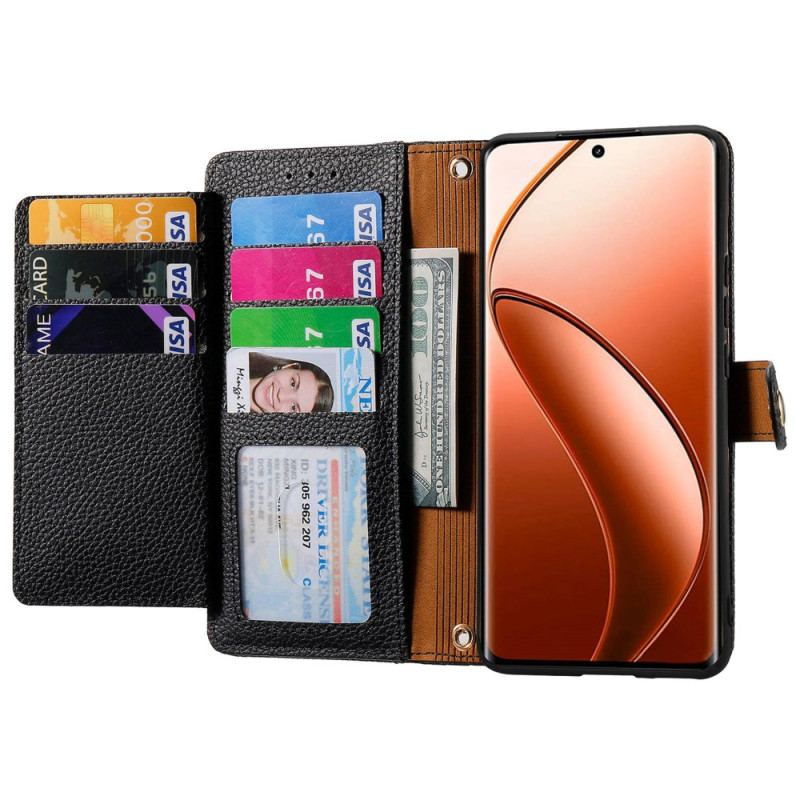 Etui Folio Realme 12 Pro / 12 Pro Plus Blokowanie Rfid Od Serca Do Smyczy Etui Ochronne