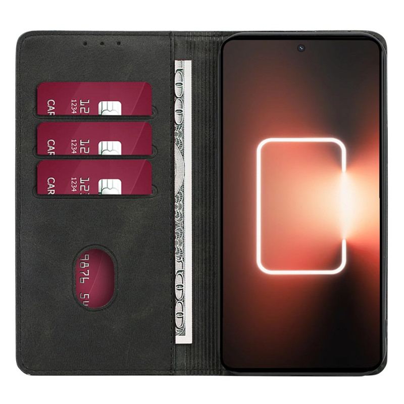 Flip Kotelot Realme 12 Pro / 12 Pro Plus Efekt Skóry Etui Ochronne