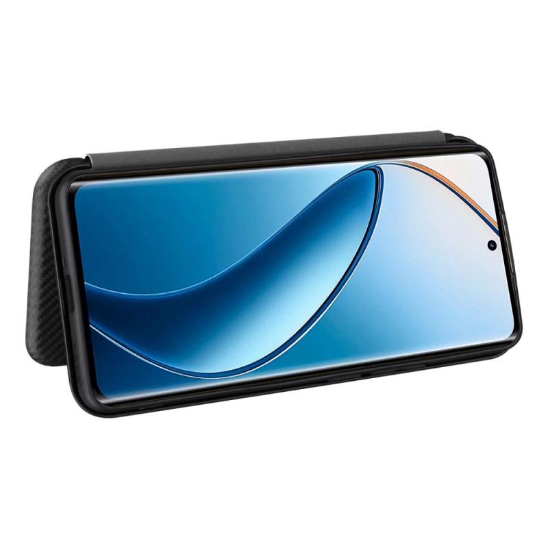 Flip Kotelot Realme 12 Pro / 12 Pro Plus Włókno Węglowe