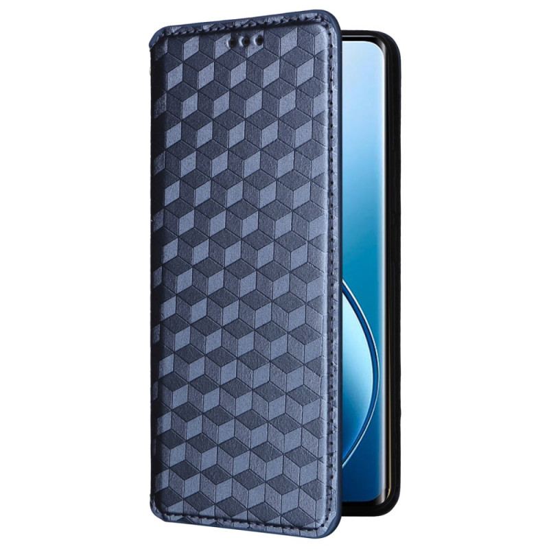 Flip Kotelot Realme 12 Pro / 12 Pro Plus Wzór Rombu 3d Etui Ochronne