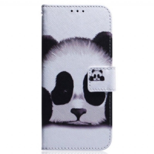 Etui Folio do Realme C31 Słodka Panda