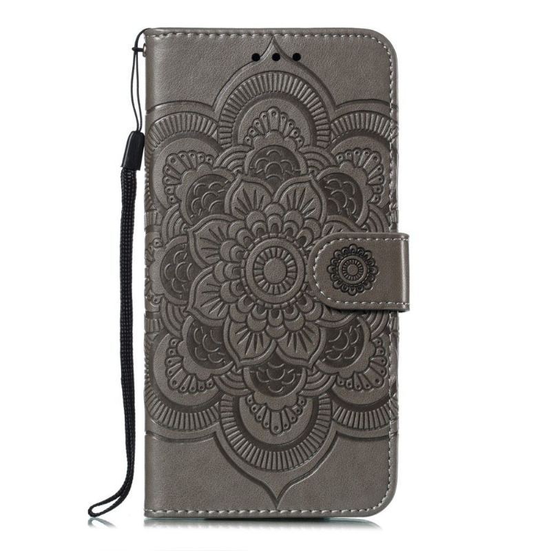 Case do Xiaomi Redmi Note 7 Biznes Etui Folio Folio Ze Smyczą Z Mandalą