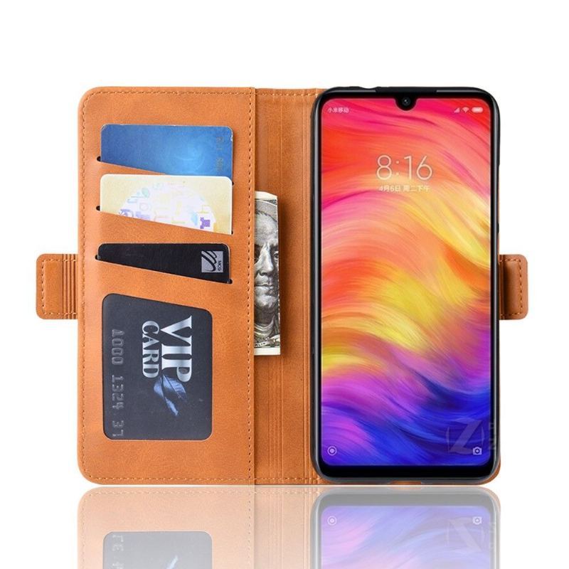 Etui do Xiaomi Redmi Note 7 Anti-fall Portfel Matowa Powłoka Skórzana