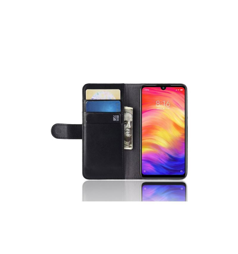 Etui do Xiaomi Redmi Note 7 Anti-fall Premium Skórzane Etui Na Karty