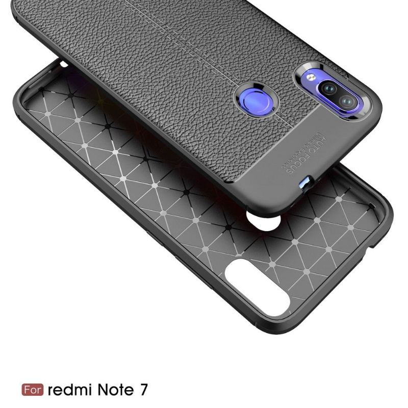 Etui do Xiaomi Redmi Note 7 Biznes Żel Wykończeniowy Ze Sztucznej Skóry