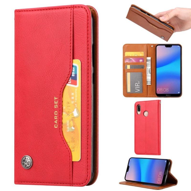 Etui Folio do Xiaomi Redmi Note 7 Portfel Skórzany Pokrowiec Na Etui