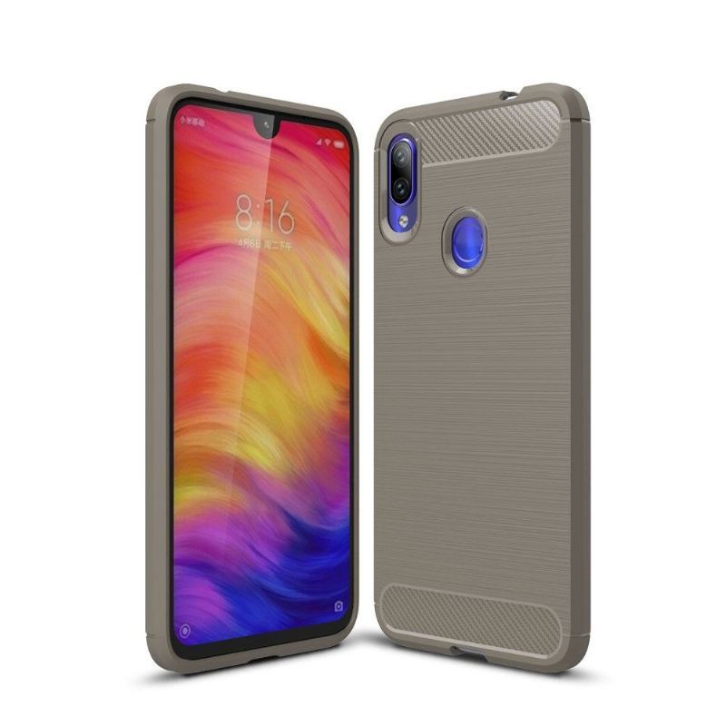 Futerały do Xiaomi Redmi Note 7 Carbon Brushed Gel