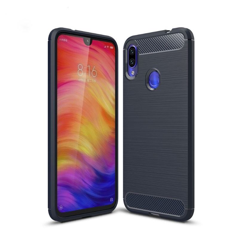 Futerały do Xiaomi Redmi Note 7 Carbon Brushed Gel