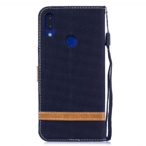 Obudowa Etui Na Telefon do Xiaomi Redmi Note 7 Cloth Coating Card Holder