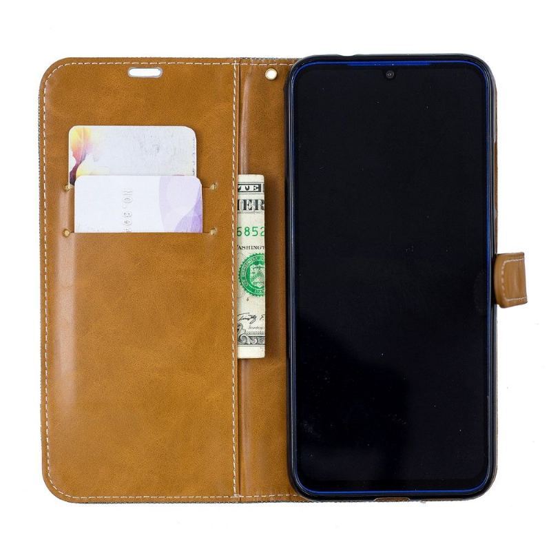 Obudowa Etui Na Telefon do Xiaomi Redmi Note 7 Cloth Coating Card Holder