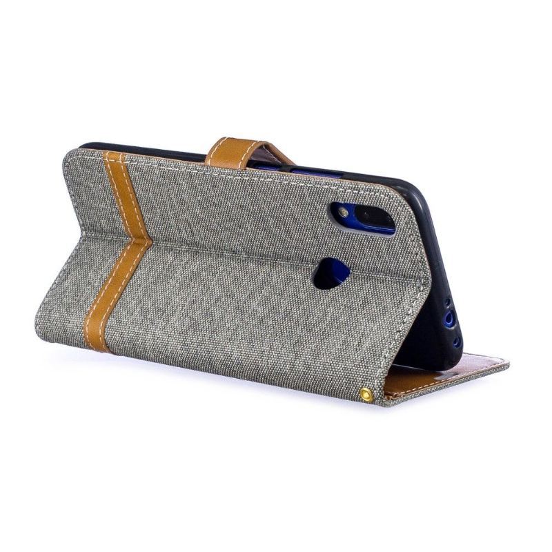 Obudowa Etui Na Telefon do Xiaomi Redmi Note 7 Cloth Coating Card Holder