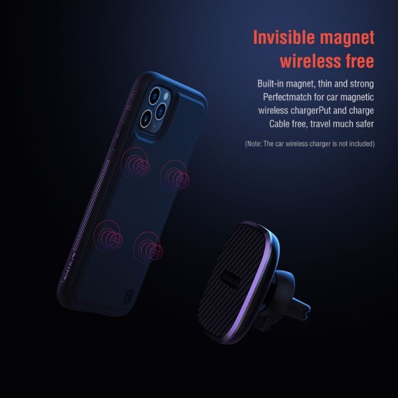 Etui do iPhone 11 Pro Max Anti-fall Magnetyczny Samochód