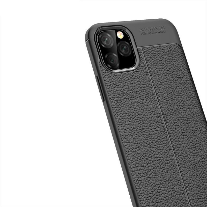 Etui do iPhone 11 Pro Max Anti-fall Żel Wykończeniowy Ze Sztucznej Skóry