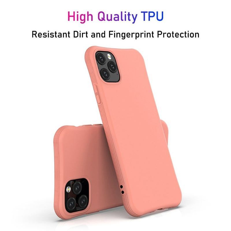 Etui do iPhone 11 Pro Max Pojedynczy Kolor W Żelu