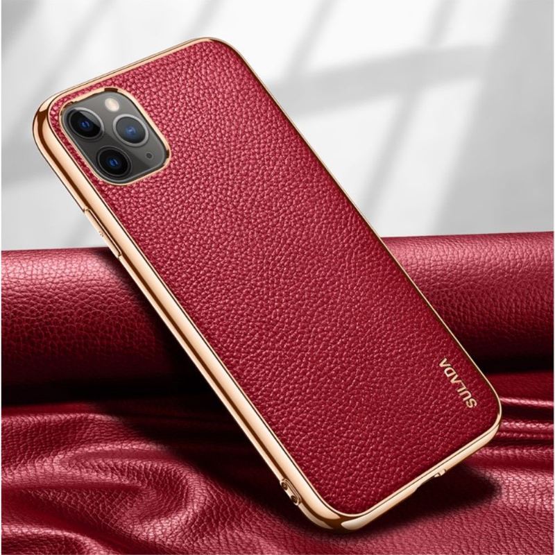 Etui do iPhone 11 Pro Max Sulada Efekt Skóry Ziarnistej