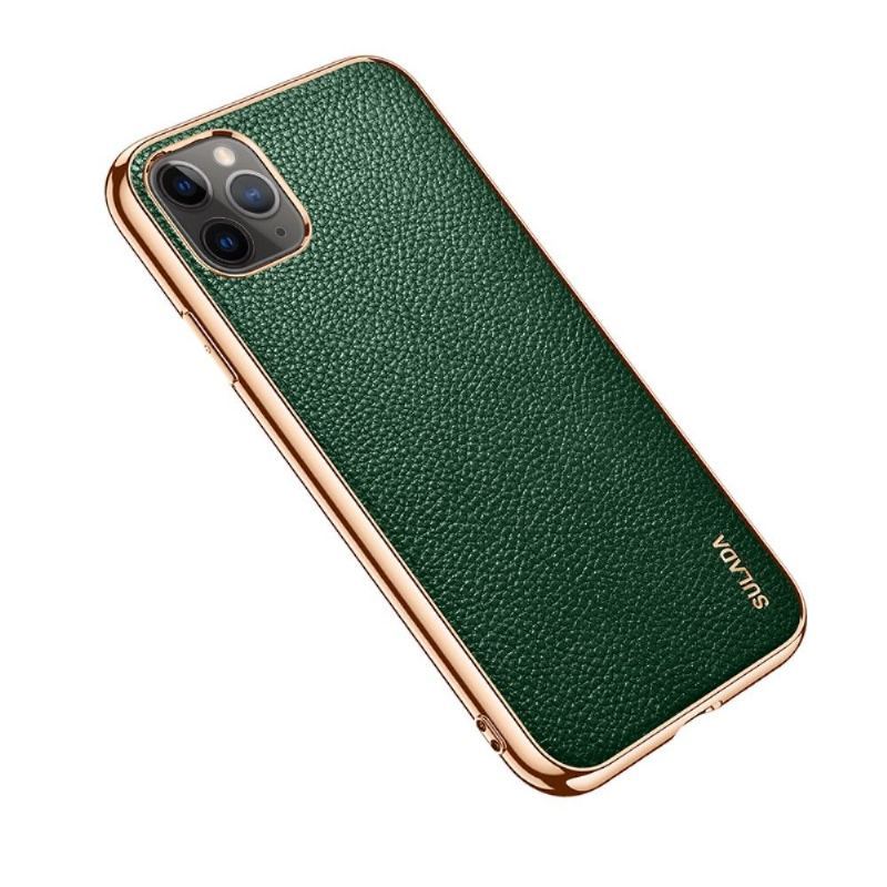 Etui do iPhone 11 Pro Max Sulada Efekt Skóry Ziarnistej