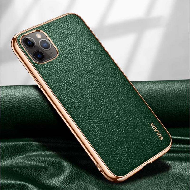 Etui do iPhone 11 Pro Max Sulada Efekt Skóry Ziarnistej