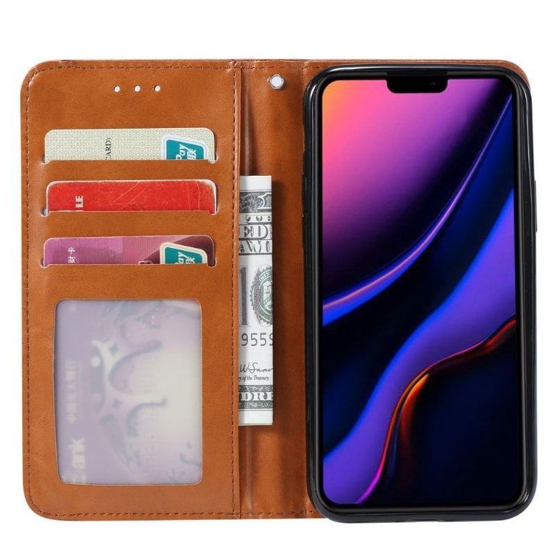 Etui Folio do iPhone 11 Pro Max Classic Funkcja Wsparcia Efektu Skóry