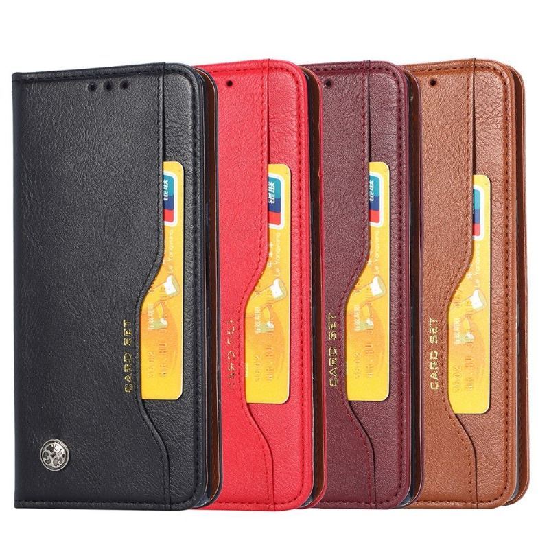 Etui Folio do iPhone 11 Pro Max Classic Funkcja Wsparcia Efektu Skóry