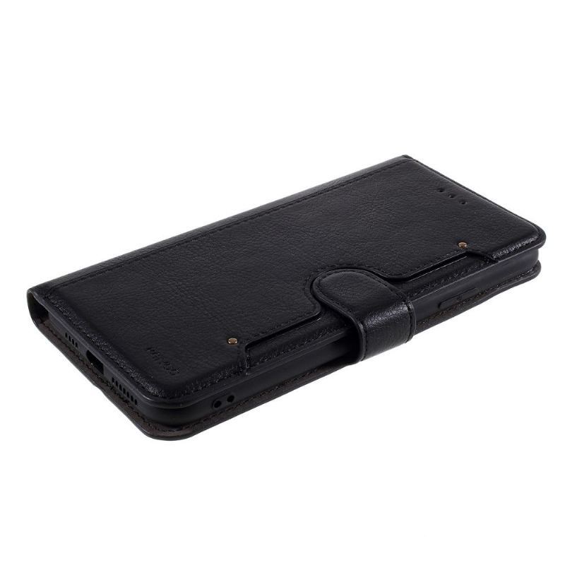 Etui Folio do iPhone 11 Pro Max Obrzeża Kaiyue Imitacja Skóry