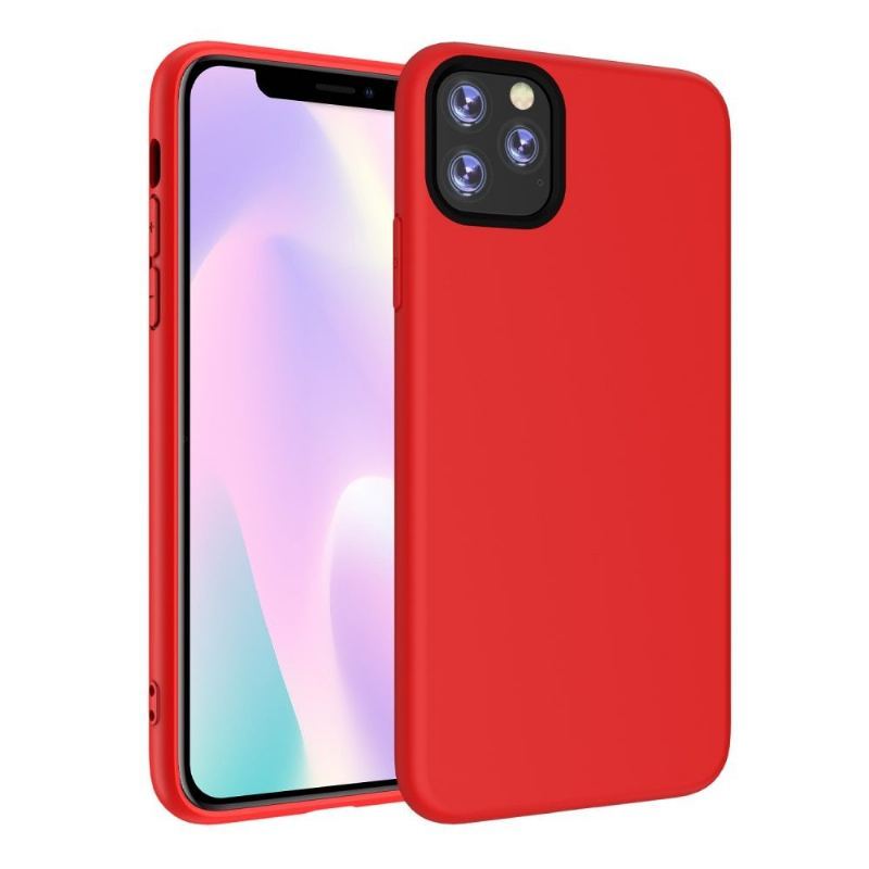 Futerały do iPhone 11 Pro Max Prosty Płynny Silikon