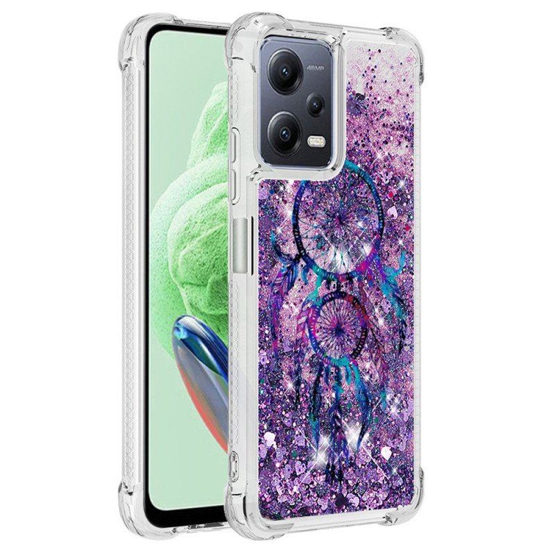 Etui do Xiaomi Redmi Note 12 5G Cekiny Łapacze Snów