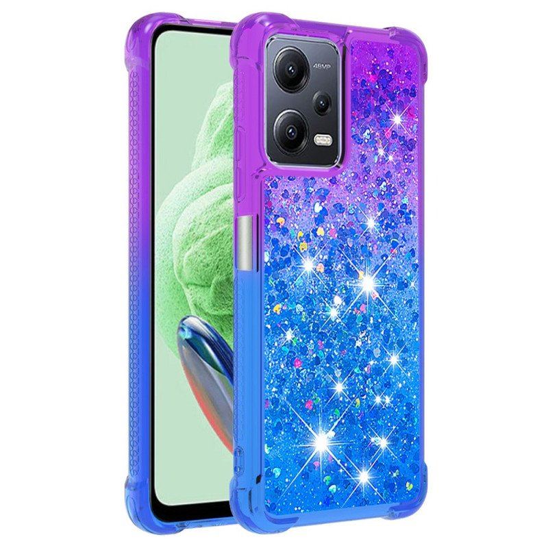 Etui do Xiaomi Redmi Note 12 5G Kolorowe Cekiny