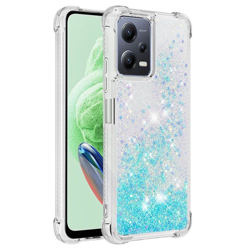 Etui do Xiaomi Redmi Note 12 5G Kolorowe Cekiny