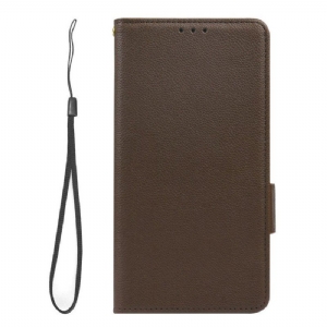 Etui Folio do Xiaomi Redmi Note 12 5G Bardzo Delikatny Styl Liczi