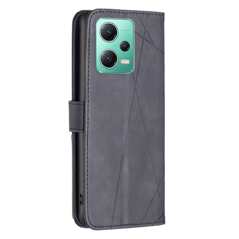 Etui Folio do Xiaomi Redmi Note 12 5G Binfen Kolor Diamenty