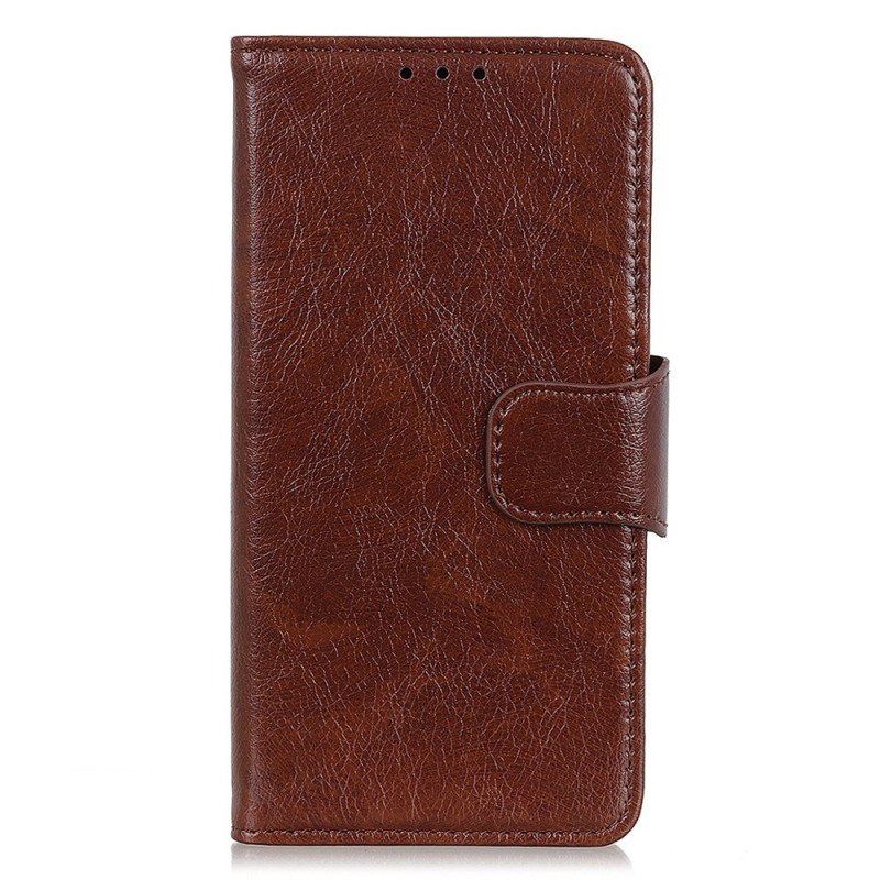 Etui Folio do Xiaomi Redmi Note 12 5G Dwoina Skóry Nappa