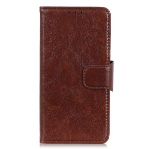 Etui Folio do Xiaomi Redmi Note 12 5G Dwoina Skóry Nappa