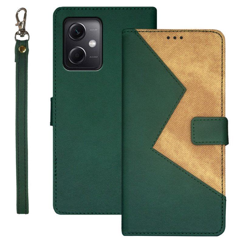 Etui Folio do Xiaomi Redmi Note 12 5G Dwukolorowy Idewei