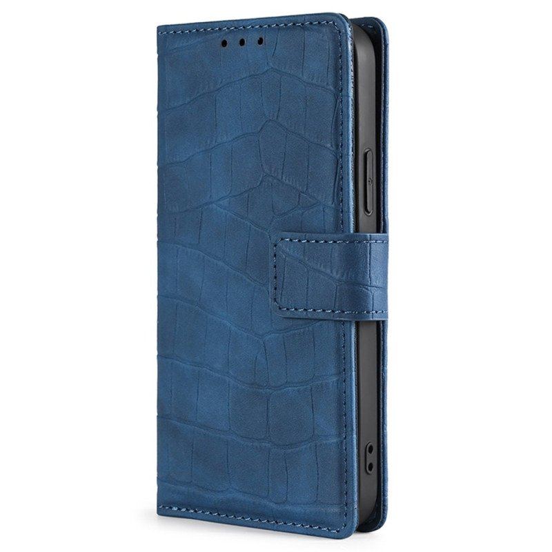 Etui Folio do Xiaomi Redmi Note 12 5G Krokodyl