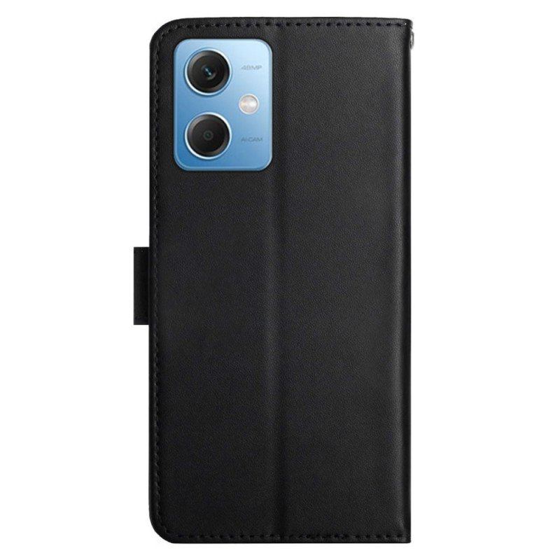 Etui Folio do Xiaomi Redmi Note 12 5G Prawdziwa Skóra Nappa