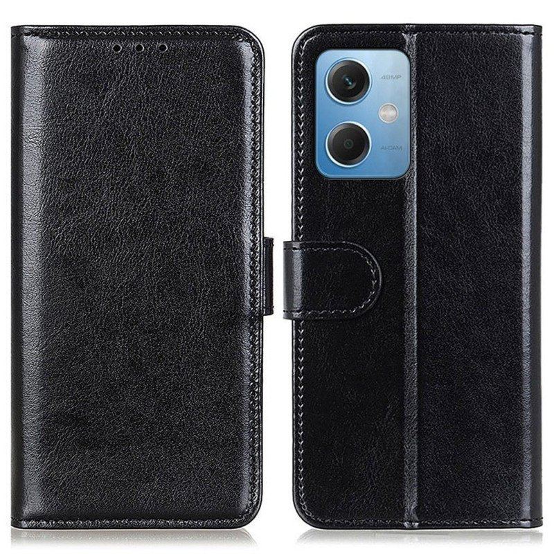 Etui Folio do Xiaomi Redmi Note 12 5G Sztuczna Skóra Lakierowana