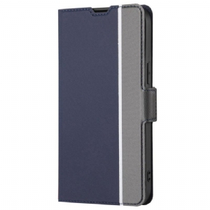 Etui Folio do Xiaomi Redmi Note 12 5G Ultra Cienki Dwukolorowy