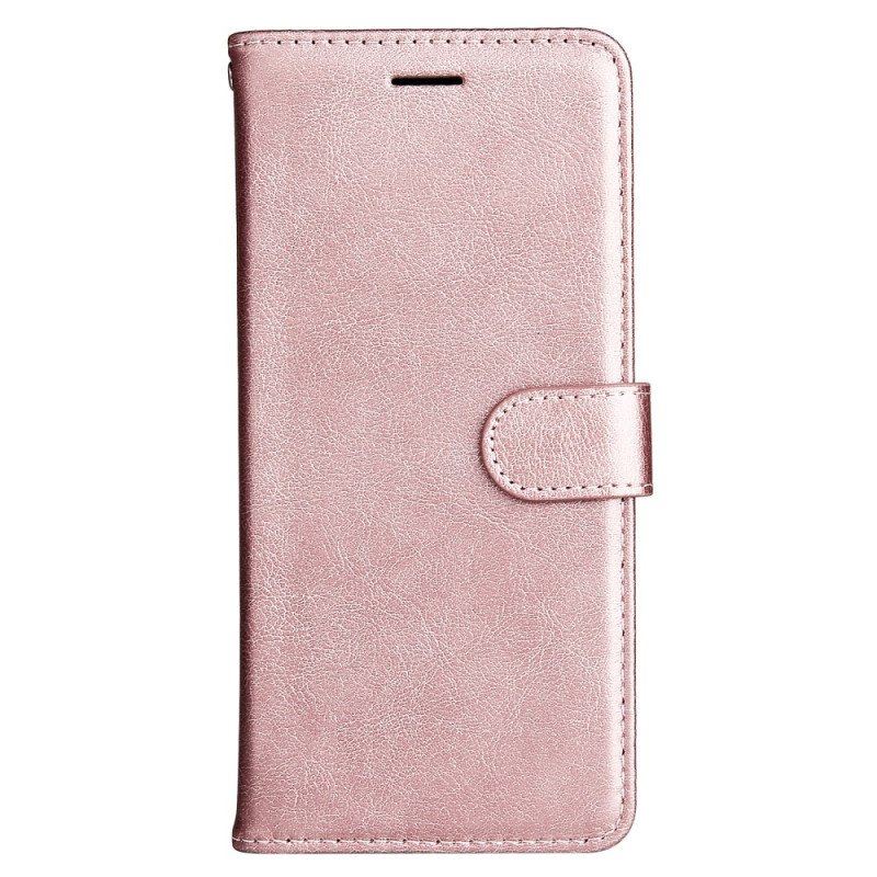 Etui Folio do Xiaomi Redmi Note 12 5G z Łańcuch Zwykły Z Paskiem