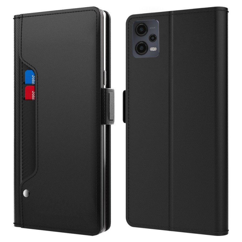 Etui Folio do Xiaomi Redmi Note 12 5G Zdejmowane Lusterko I Uchwyt Na Kartę