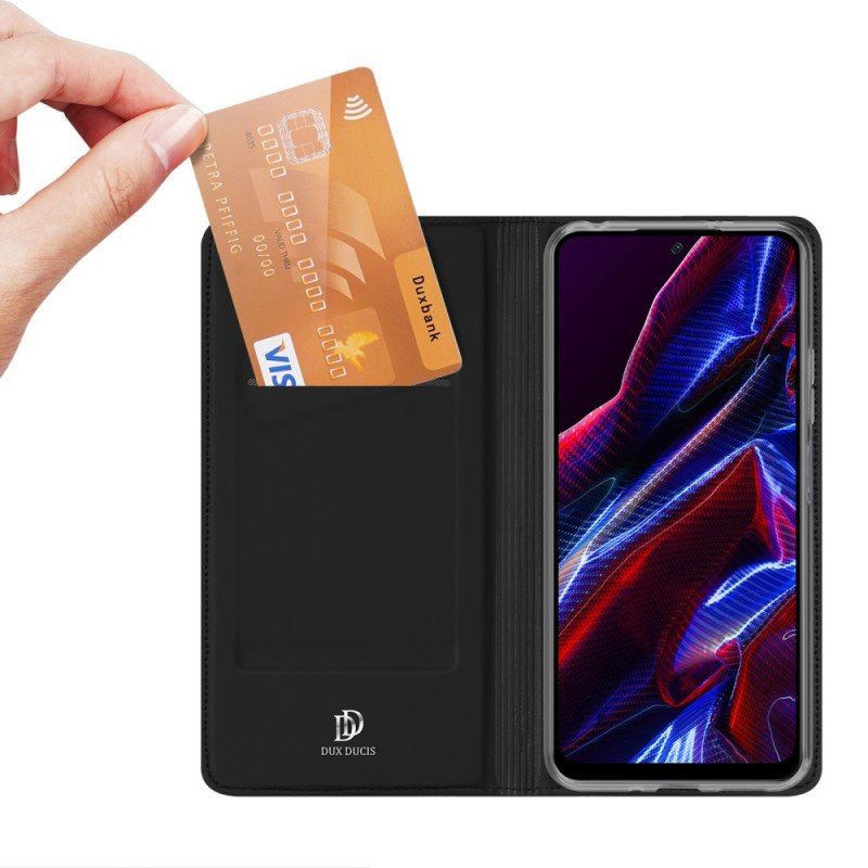 Etui Na Telefon do Xiaomi Redmi Note 12 5G Etui Folio Seria Skin-pro Dux Ducis