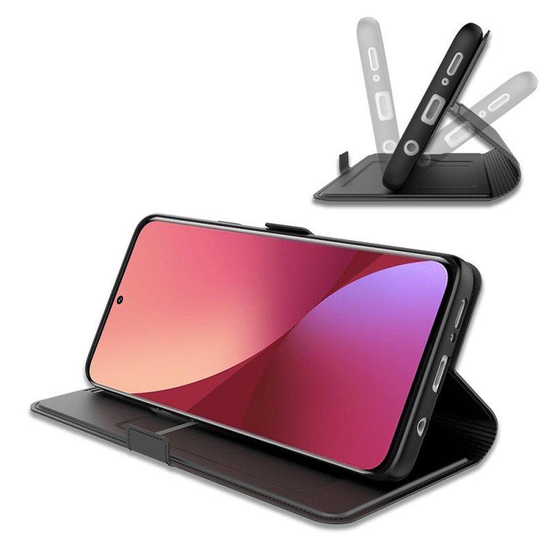 Etui Na Telefon do Xiaomi Redmi Note 12 5G Etui Folio Stylizacja Skóry