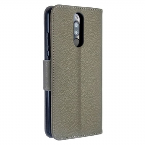 Etui do Xiaomi Redmi Note 8 Anti-fall Etui Folio Folio Z Efektem Skóry Ziarnistej