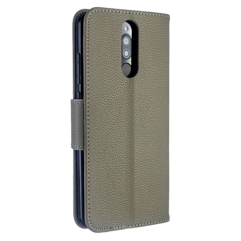 Etui do Xiaomi Redmi Note 8 Anti-fall Etui Folio Folio Z Efektem Skóry Ziarnistej