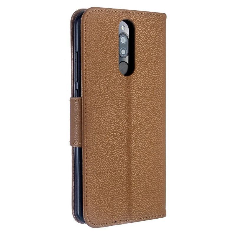 Etui do Xiaomi Redmi Note 8 Anti-fall Etui Folio Folio Z Efektem Skóry Ziarnistej