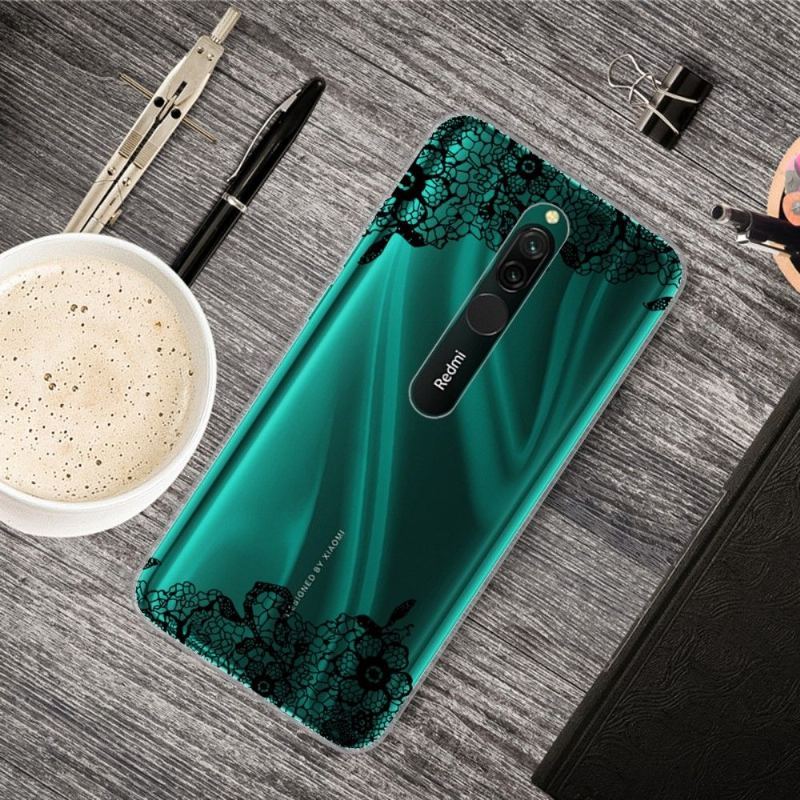 Etui do Xiaomi Redmi Note 8 Kwiat Koronki