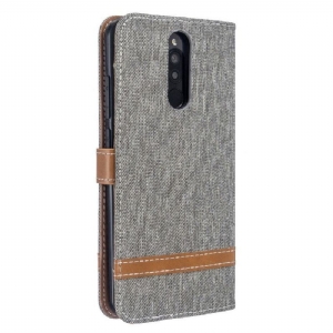 Etui Folio do Xiaomi Redmi Note 8 Cloth Coating Card Holder