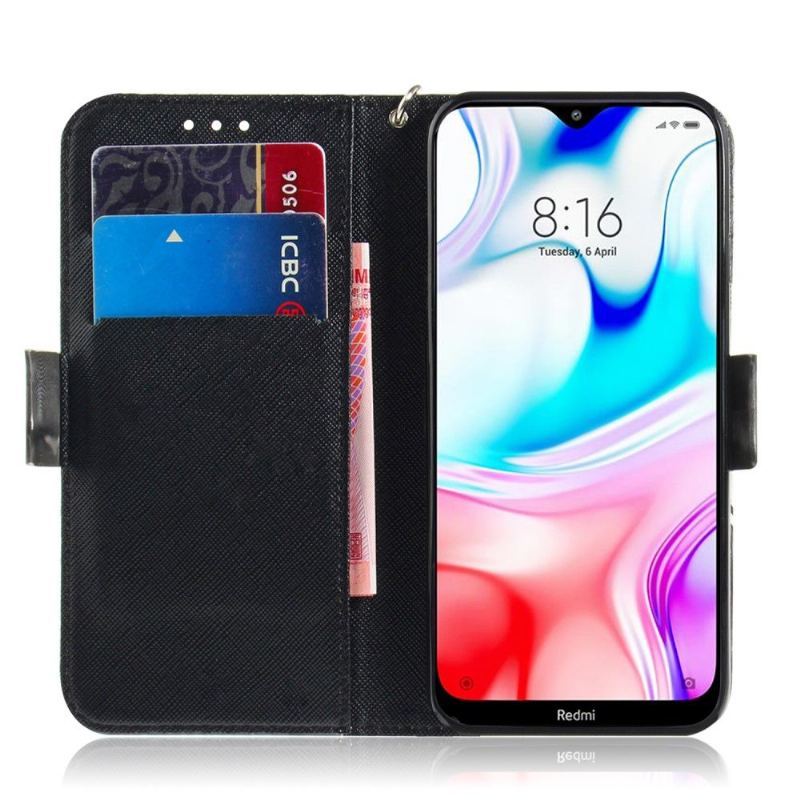 Etui Folio do Xiaomi Redmi Note 8 Kolorowa Mandala